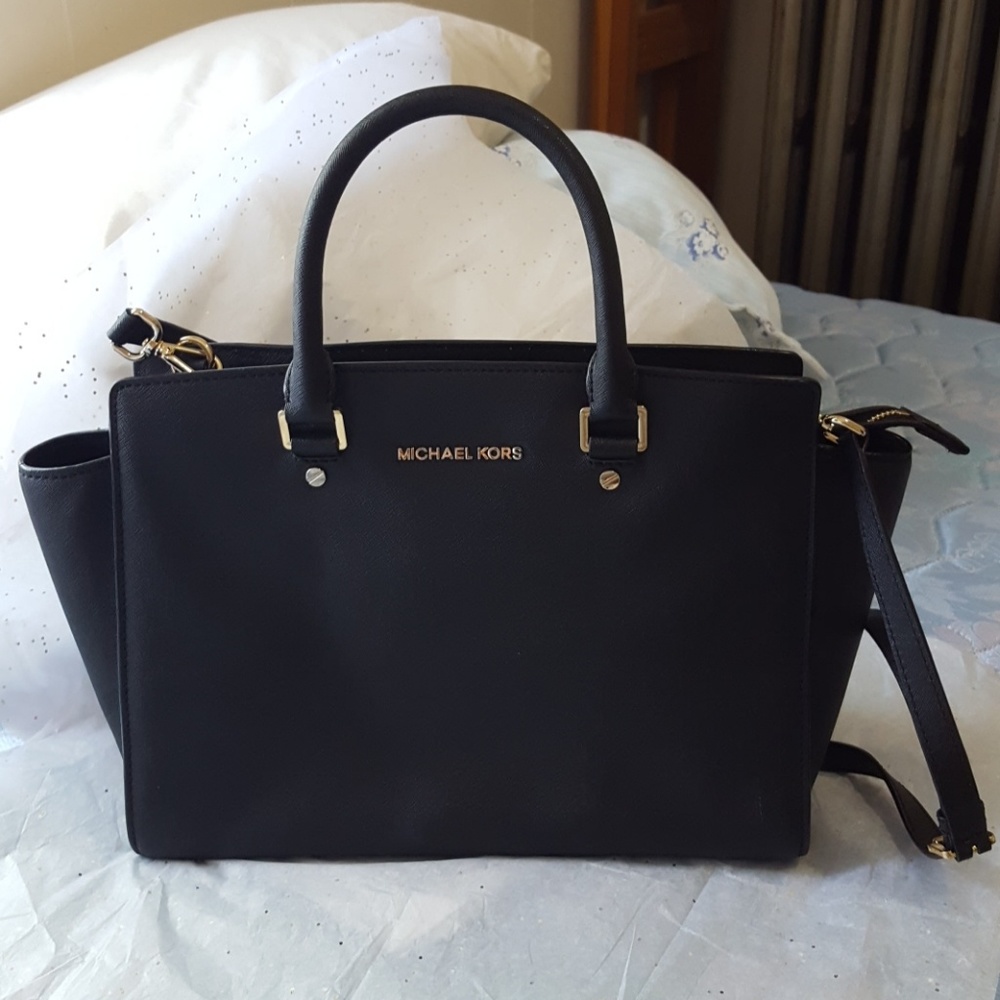 Michael michael kors Selma Saffiano Leather Medium